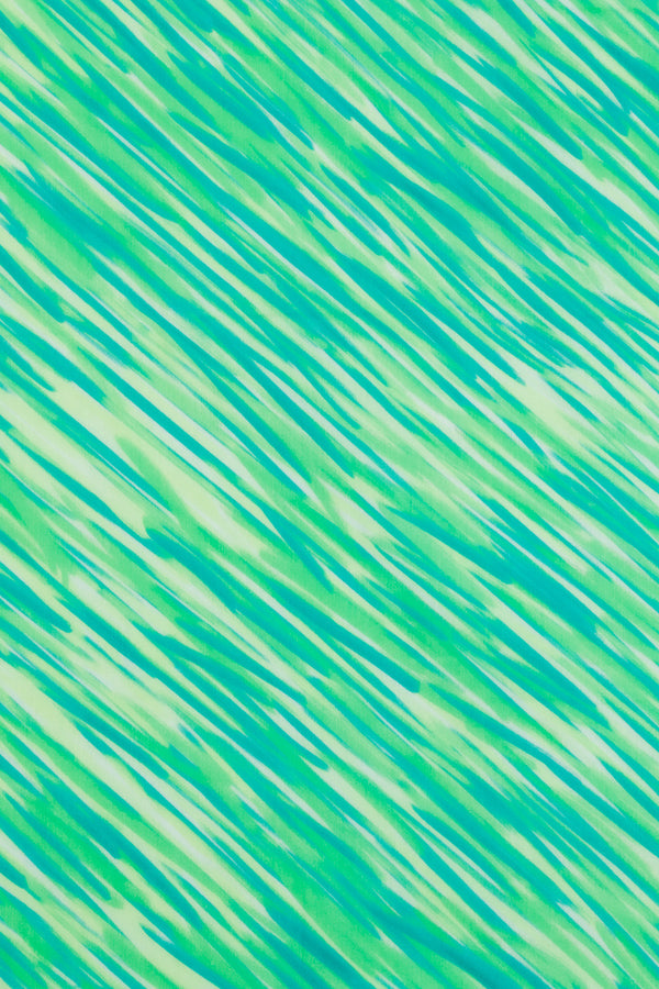 Printed Spanish Oragnic Cotton Poplin Spandex - Scuff Marks Green