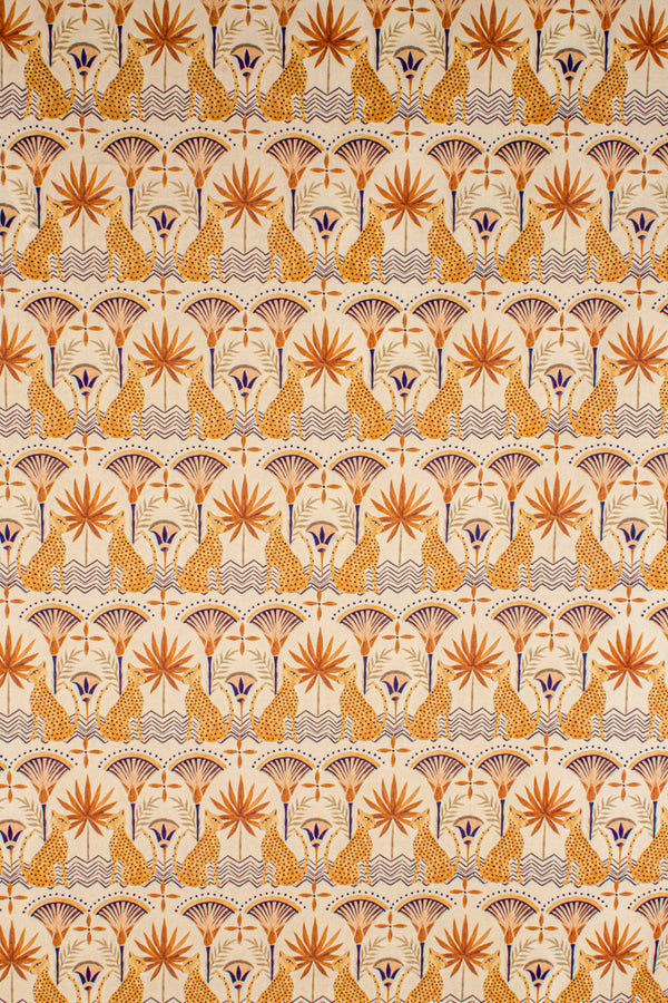 Printed Spanish Organic Cotton Voile - Pharoah