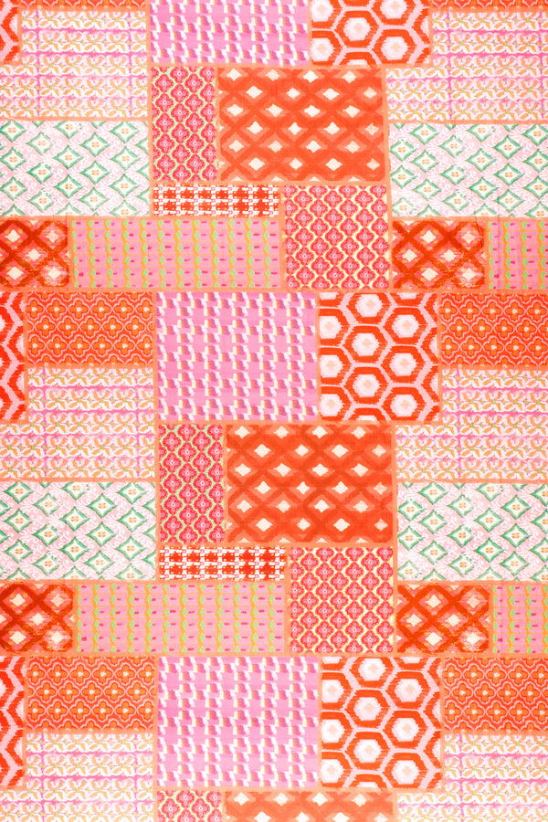 Printed Spanish Organic Cotton Voile - Dapled Sun