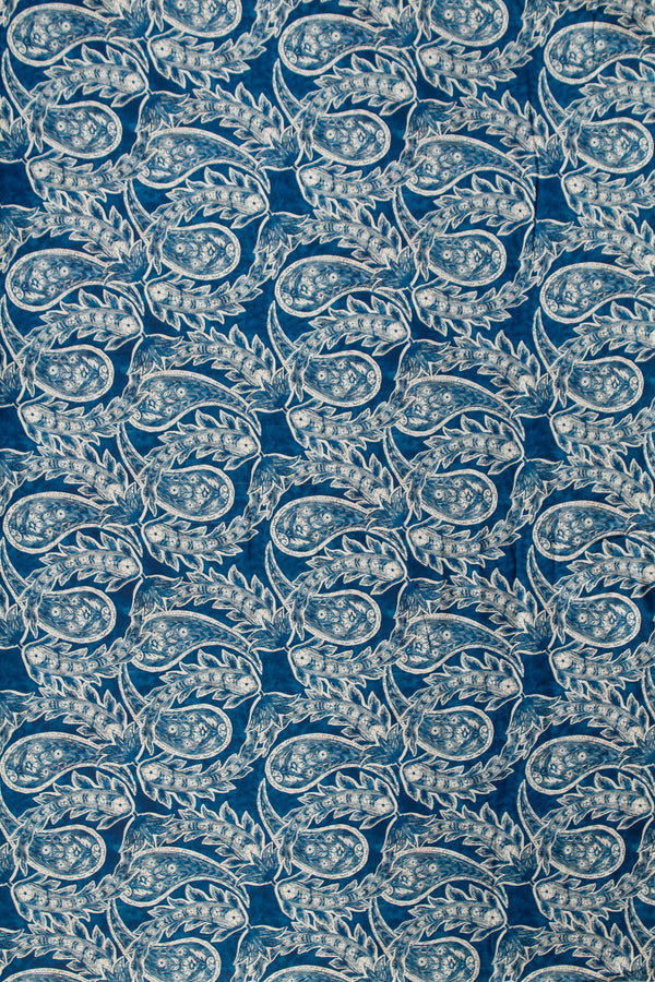 Printed Spanish Recycled Polyester Satin Twill - Spirit Fountain