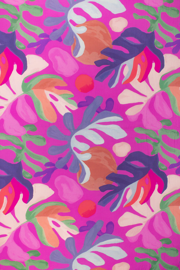 Printed Spanish Viscose Voile - Island Vibes