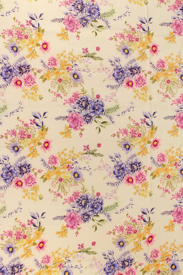 Printed Spanish Viscose Challis - Wanderlust