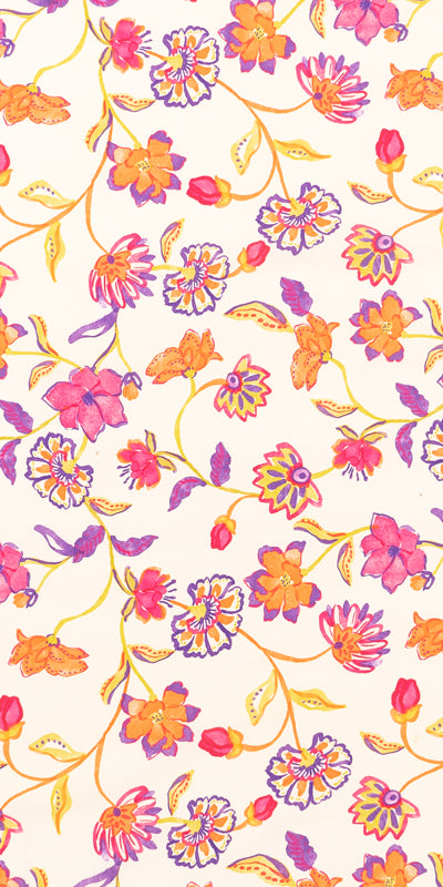 Printed Spanish Viscose Challis - Kaylin