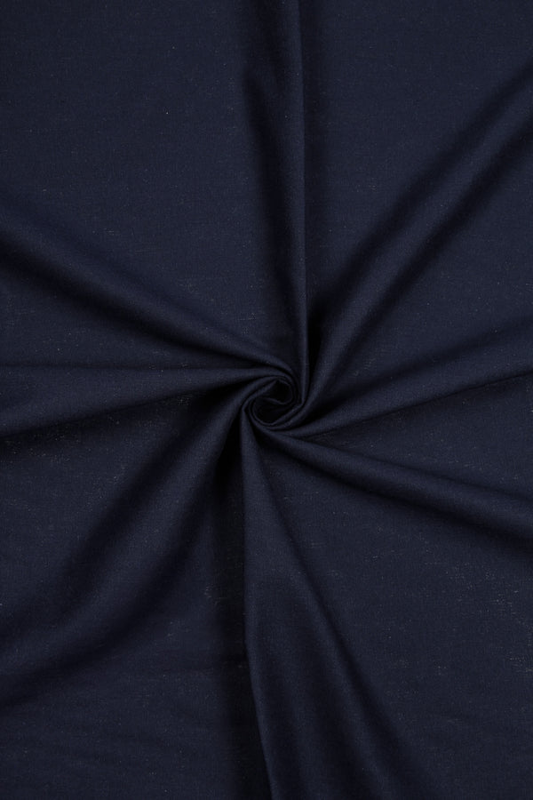 Linen Rayon - Peacoat