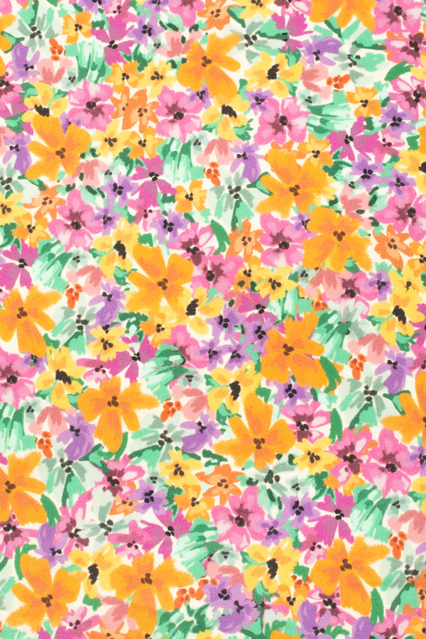 Printed Spanish Viscose Challis - Freedom