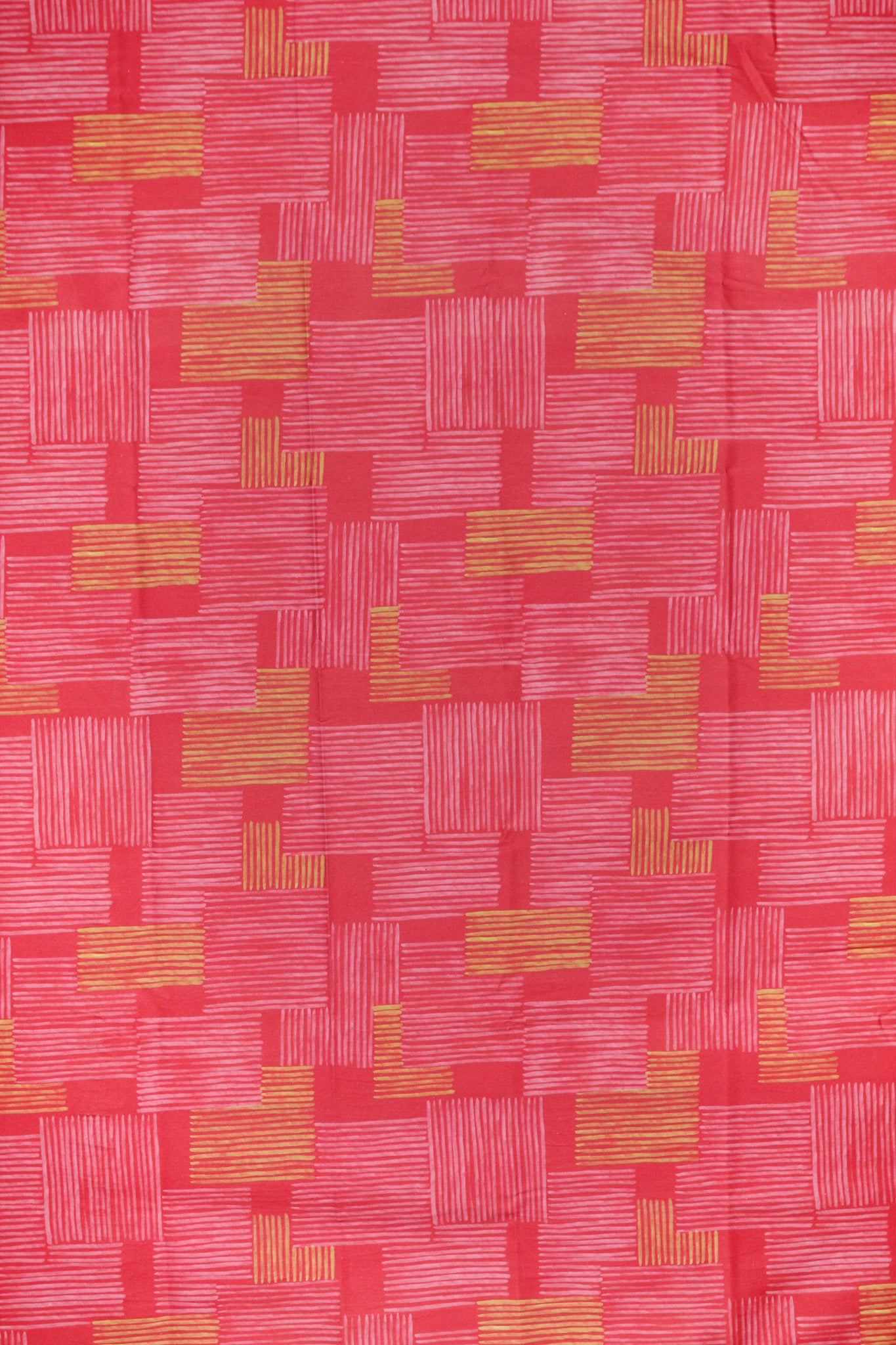 Printed Spanish Cotton Sateen Twill - Hatchwork Pink – Lively Fabrics
