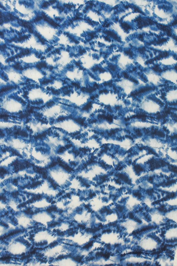 Printed Spanish Viscose Challis - Cloud watching