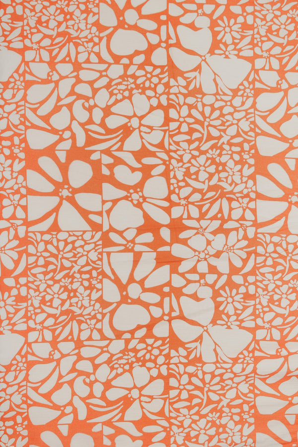 Printed Spanish Organic Cotton Crinkle - Malibu