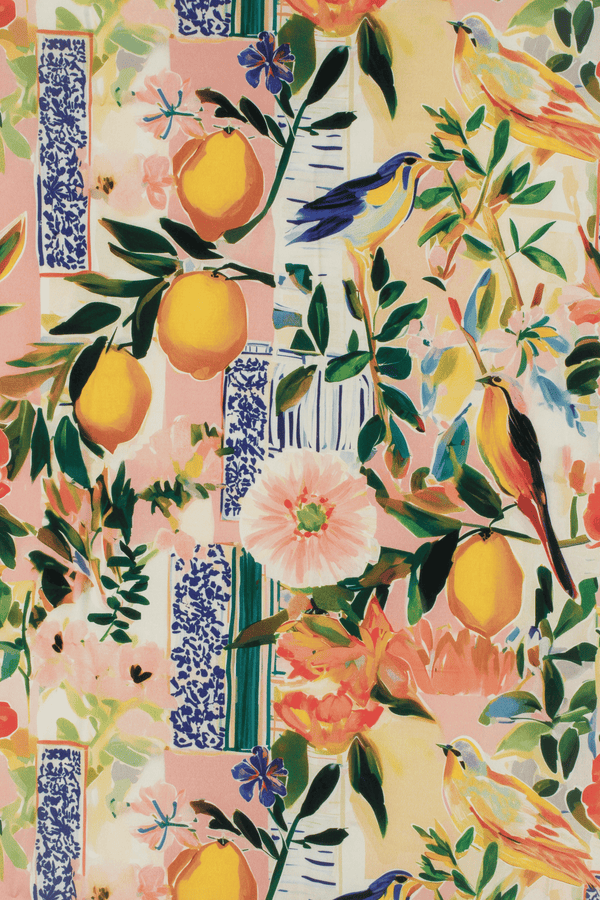 Printed Spanish Viscose Challis - Empyrean