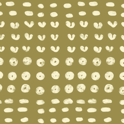 Printed Spanish Viscose Linen - Fortunes Olive