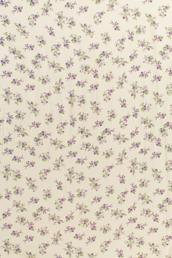 Printed Spanish Ecovero Viscose Georgette - Whispering Poetry