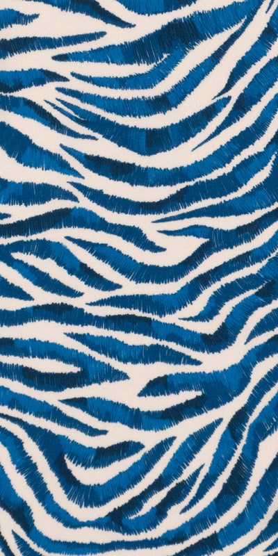 Printed Spanish Viscose Challis - Running with the Herd