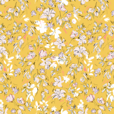 Printed Spanish Organic Cotton Voile - Charlie