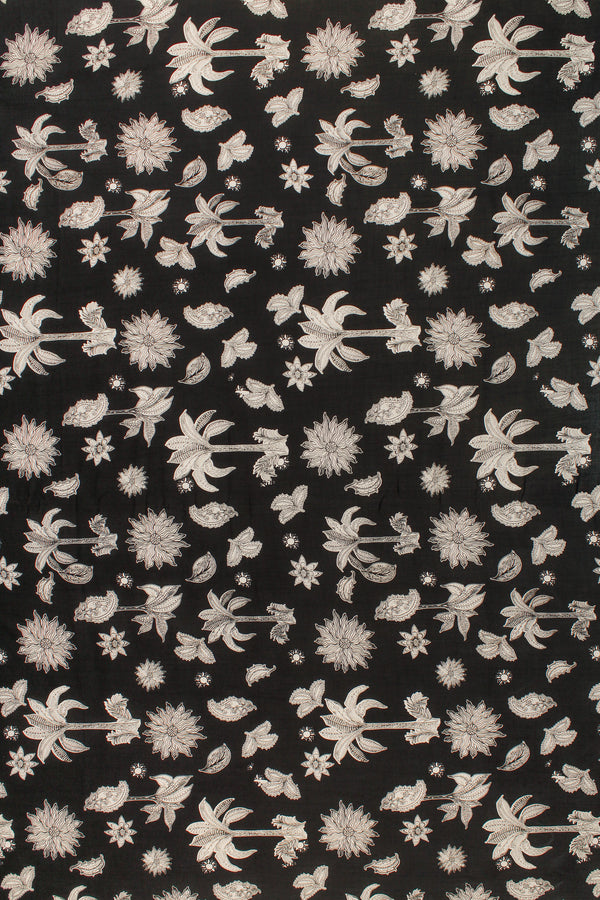 Printed Spanish Tencel Challis - Under The Moon