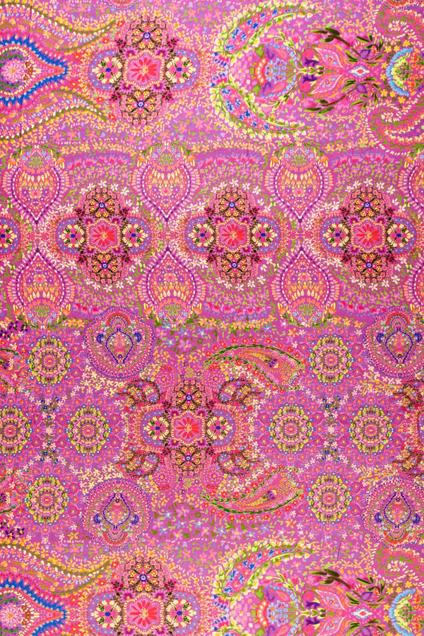 Printed Spanish Viscose Challis - Diamond Painting