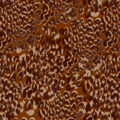 Printed Spanish Recycled Polyester Satin Charmeuse - Silky Leopard