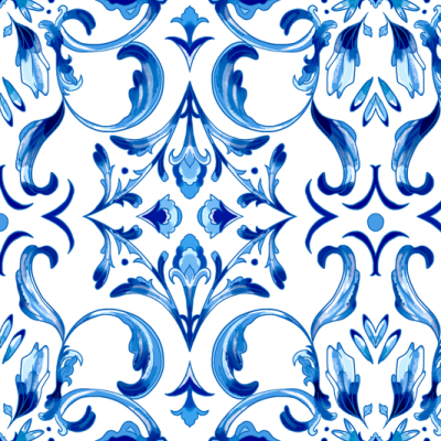 Printed Spanish Polyester Scuba - Decorum