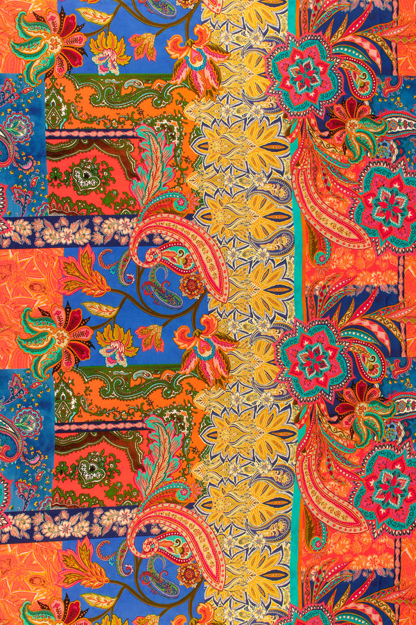 Printed Spanish Viscose Challis - La Vie en Rose