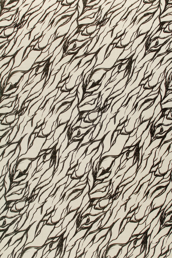 Printed Spanish Viscose Linen - Pulse