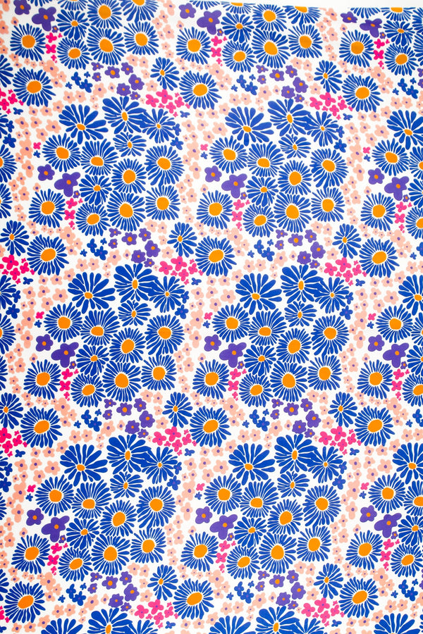 Printed Spanish Viscose Challis - Bianca