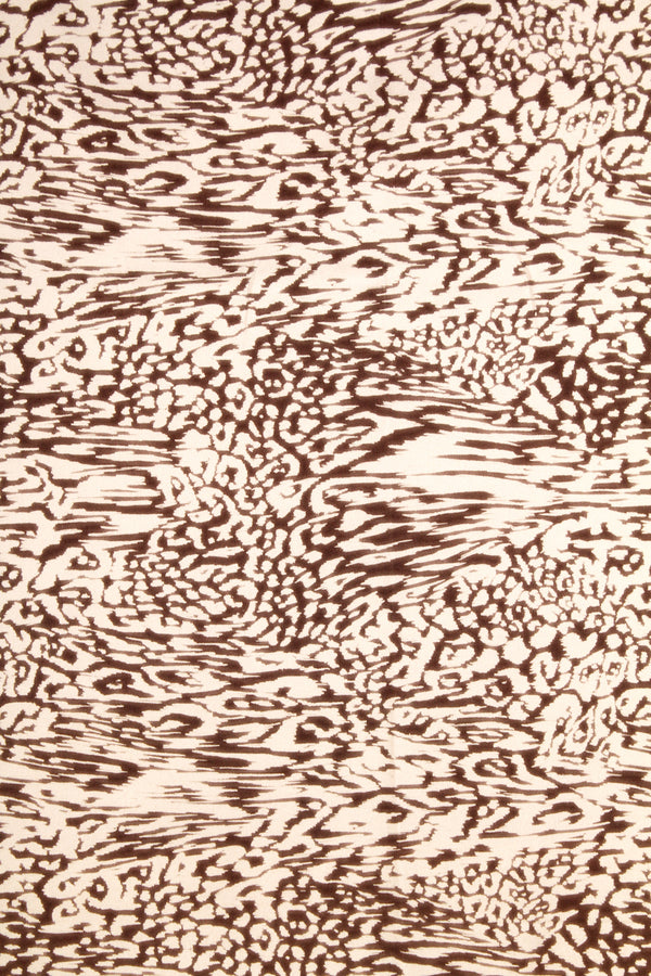 Printed Spanish Viscose Polyester Spandex - Lisa