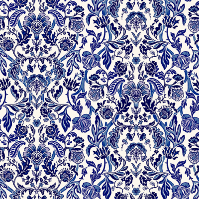 Printed Spanish Polyester Twill - Dew Drops