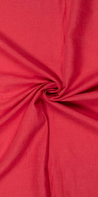 Plain Spanish Flax Linen Ecovero Viscose - Fuschia Fiesta