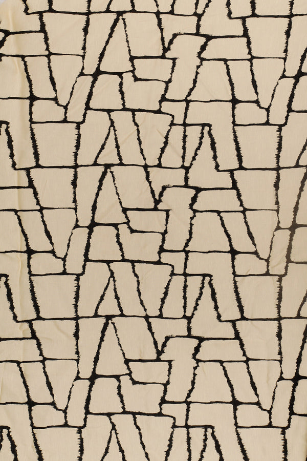 Printed Spanish Viscose Linen - Kemet