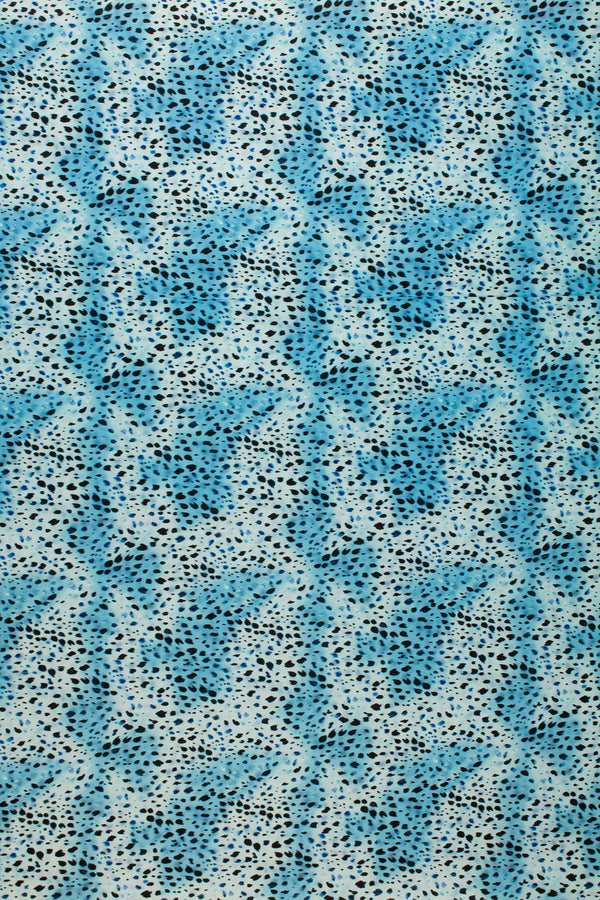 Printed Spanish Viscose Challis - Curacao