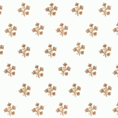 Printed Spanish Ecovero Viscose Linen - Small Bouquet