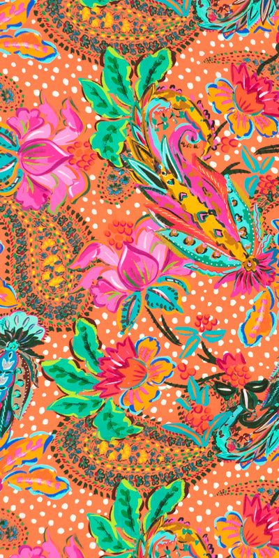 Printed Spanish Viscose Challis - Jungle Party