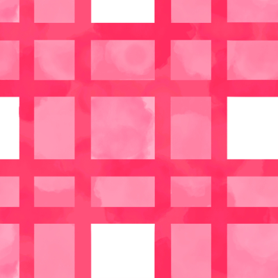 Printed Spanish Organic Cotton Voile - Grids Fuschia