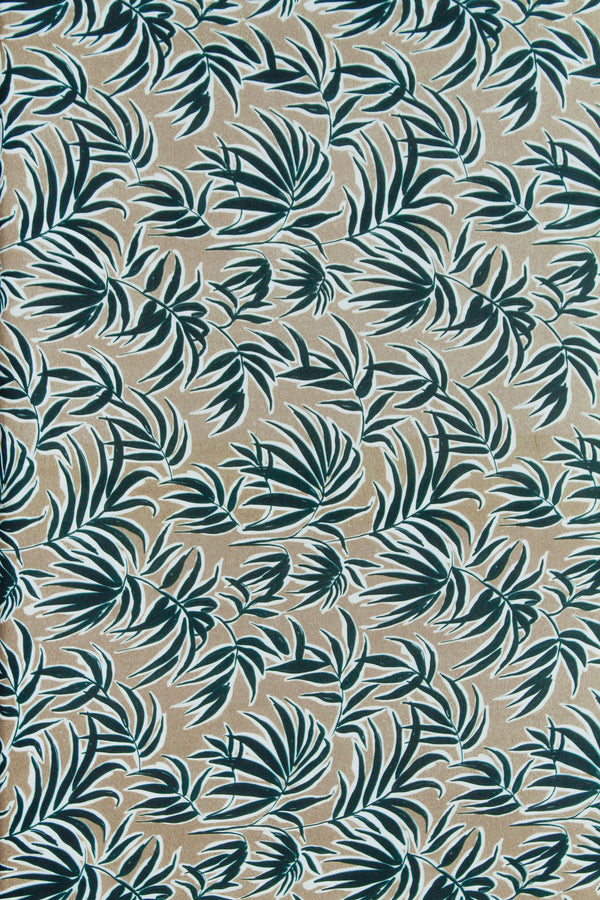Printed Spanish Viscose Challis - Coconut Water