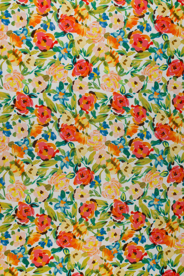 Printed Spanish Polyester (Linen-Look) - Jennifer