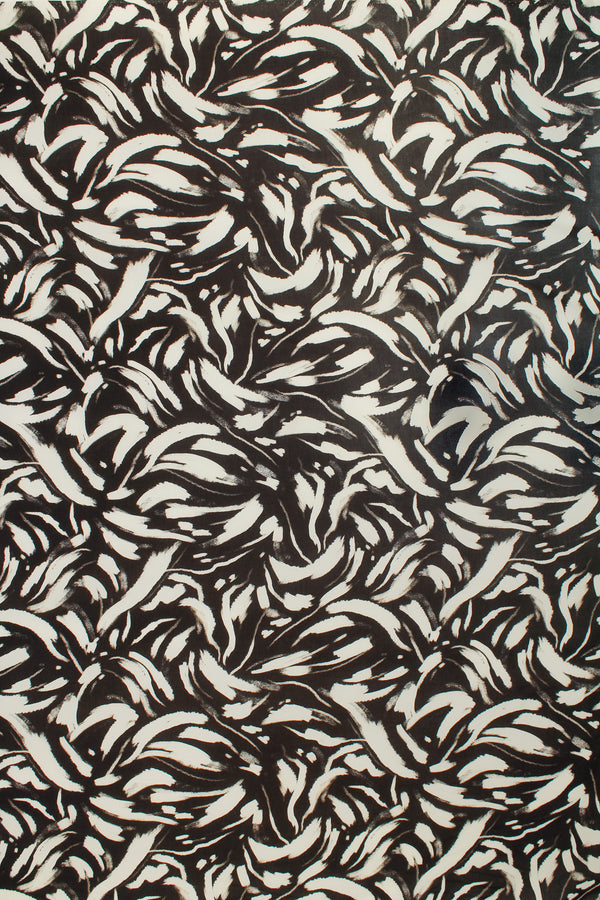 Printed Spanish Viscose Challis - Contours Night