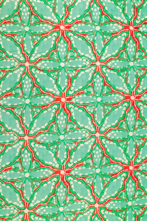 Printed Spanish Organic Cotton Voile - Caprese