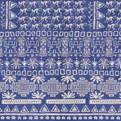Printed Spanish Organic Cotton Poplin Spandex - Maui