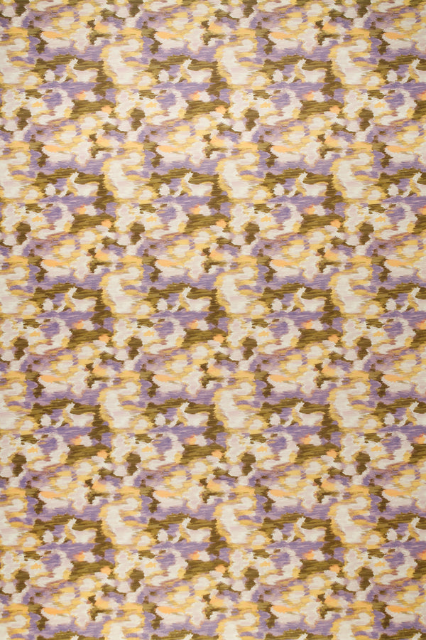 Printed Viscose Polyester Twill - Blurred Garden