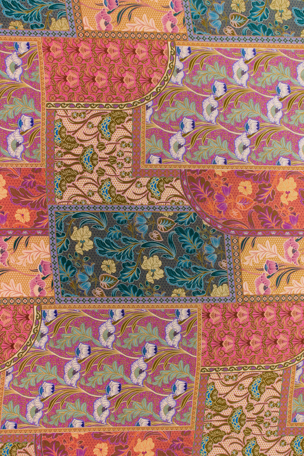 Printed Ecovero Viscose - Maple Syrup