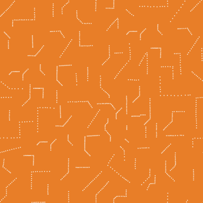 Printed Spanish Ecovero Viscose Challis - Dominoes