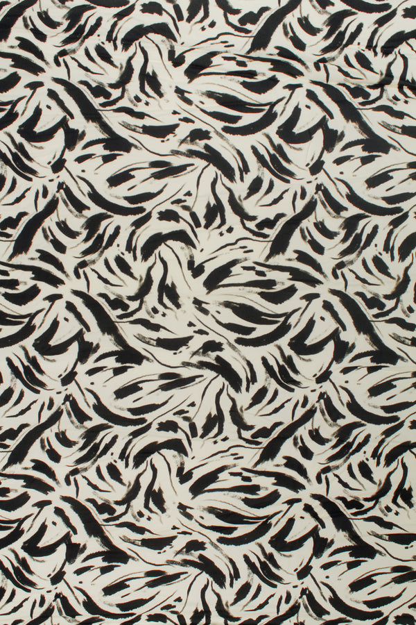 Printed Spanish Viscose Challis - Contours Day