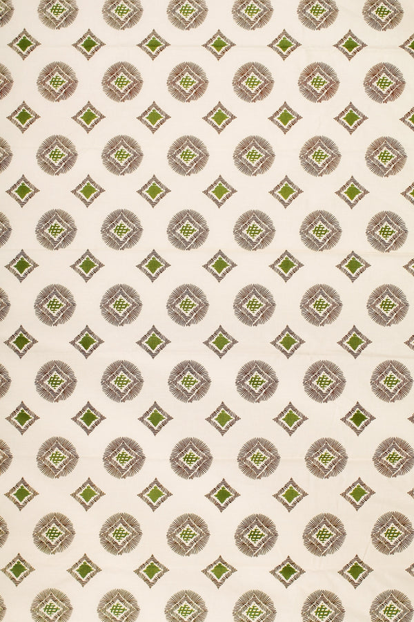 Printed Spanish Organic Cotton Voile - Ethnic Palette