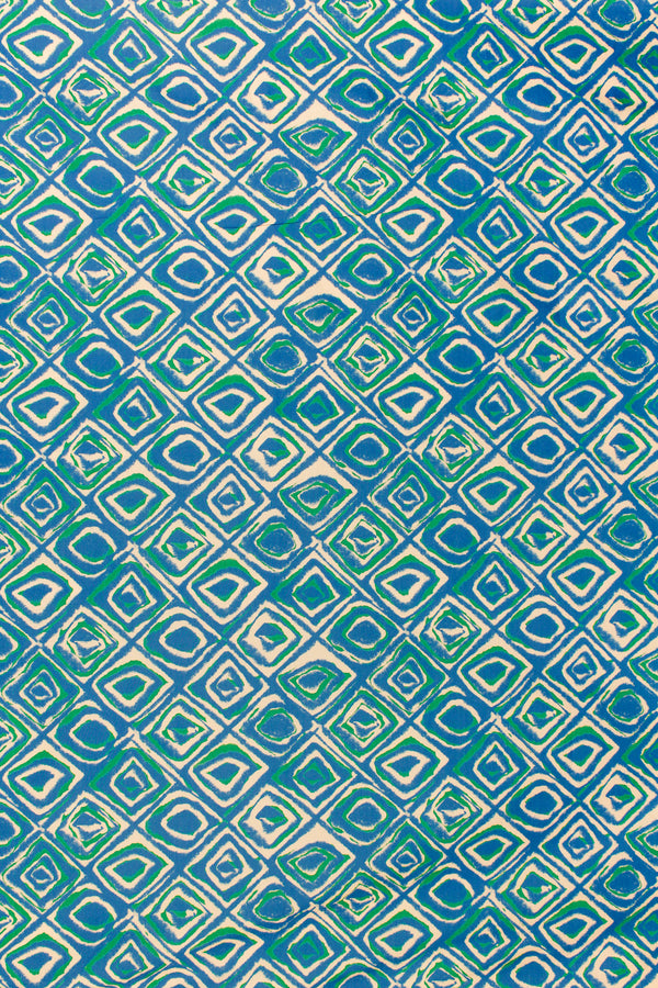 Printed Spanish Organic Cotton Voile - Find Light