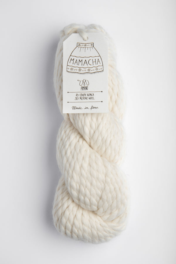 Mamacha Yarn- White Rose