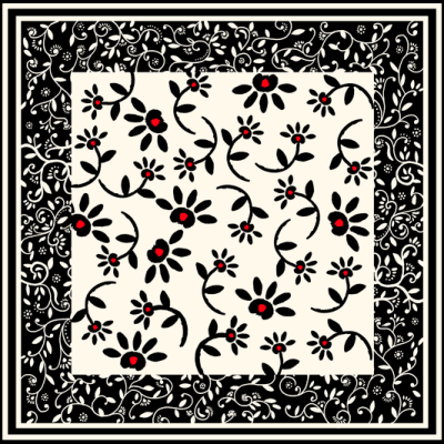 Printed Spanish Organic Cotton Crinkle - Ancient Paths