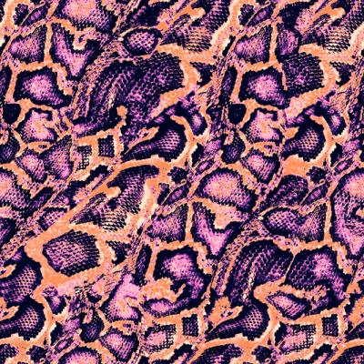 Printed Spanish Recycled Polyester Twill  - Malfoy