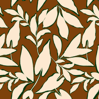 Printed Spanish Recycled Polyester Crinkle Chiffon - Hot Chocolate