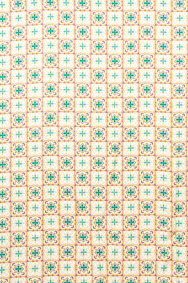 Printed Spanish Viscose Twill - Encaustic