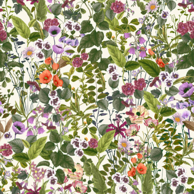 Printed Spanish Recycled Polyester Crepe - Rosetta