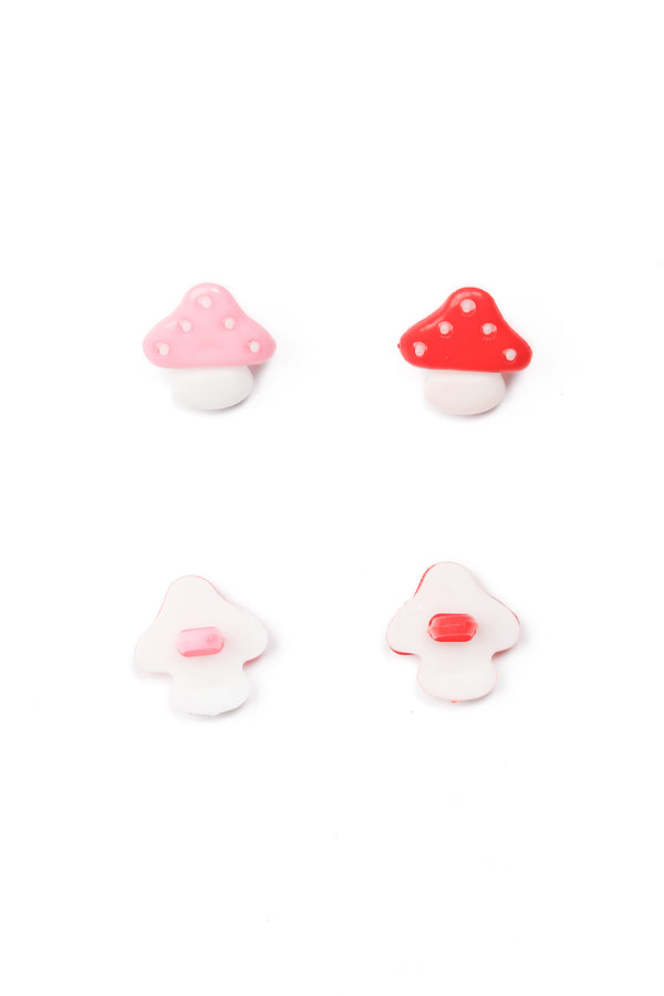 Acrylic Buttons- Mushroom